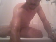 Solo shower tease 5/16