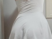 sexy dance in transparent dress without panties 2/16