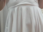 sexy dance in transparent dress without panties 4/16