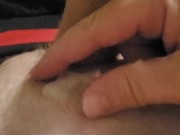 Amateur solo masterbation with cum 14/16