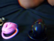 15 Chastity Cages in 31 days of Locktober for cuckold Husband 9/16