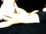 Locktober - Cage 1: Mistress stops cuck loser from masturbating and locks him in tight Chastity cage 4/16