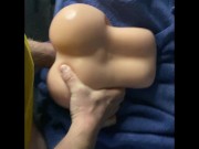 Big cock stretching toy