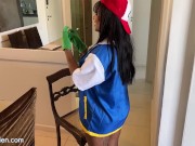 My hot and tattooed friend Geovanna Paes dressed up as a Pokemon trainer to activate my nerdy side 4/16