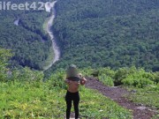 Fucking in the mountain of Saguenay with a gorgeous view! 1/16