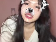 Puppy girl Sucking my dick So she is pretty -โดนสาวใส่ฟิลเตอร์น้องหมาจับอมควย ทั้งน่ารักทั้งเสียวควย 9/16