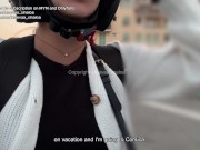 VLOG CORSE - I get my tight little pussy filled in the ferry cabin 1/16