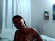 My hot stepsister masturbates in my room. 11/16