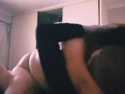 REAL COUPLE FUCKING INTIMATE. RIDING HIS DICK & LOUD MOANING. 1/16