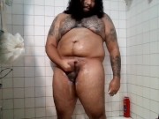 Masturbating in the shower