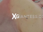 Giantess Ex Girlfriend crushes you under her boots & spits on you 15/16