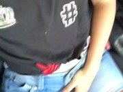 Hot girl masturbates in my car on the way home 1/16