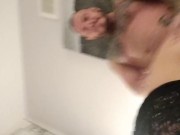 OW! You’re hurting me!  Green eyed girl enjoys huge meaty cock 15/16