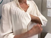 Wanna See What's Under My School Uniform? - Undressing Afterschool, Dry to Wet White Blouse 6/16