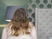 Redheaded hottie shows her ass. 9/16