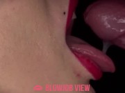 She holds my cock in her mouth and massages it until I cum ASMR 16/16
