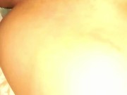 her first anal, I filled her ass with milk