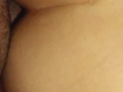 her first anal, I filled her ass with milk 12/16