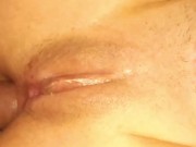 her first anal, I filled her ass with milk 8/16