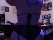 Hot wife lingerie try on 10/16