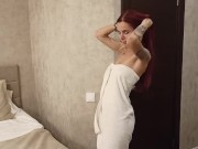 Sandy loves to rub her tight sweet pussy and getting horny while i film her 1/16