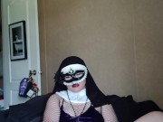 Sexy nun fucks themself ;), more content on onlyfans @island_sorceress 3/16