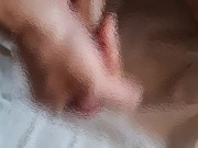 Masturbation　1週間ぶりにAV見ながらローションオナニーで気持ち良く射精 11/16