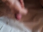 Masturbation　1週間ぶりにAV見ながらローションオナニーで気持ち良く射精 14/16