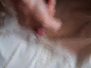 Masturbation　1週間ぶりにAV見ながらローションオナニーで気持ち良く射精 16/16