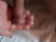 Masturbation　1週間ぶりにAV見ながらローションオナニーで気持ち良く射精 5/16