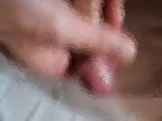 Masturbation　1週間ぶりにAV見ながらローションオナニーで気持ち良く射精 6/16