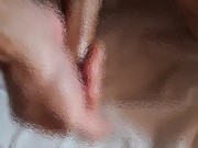Masturbation　1週間ぶりにAV見ながらローションオナニーで気持ち良く射精 8/16