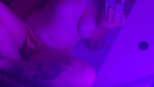 naughty white girl gets undressed