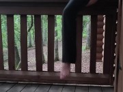 Touching Myself To The Sounds Of Nature To Start My Day At The Log Cabin 11/16