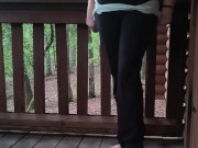 Touching Myself To The Sounds Of Nature To Start My Day At The Log Cabin 3/16