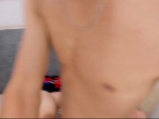 lets me fuck her, BIG CUM ON HER ASS! 4/16