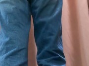 巨乳JKがジーンズでおしがまおもらしオナニー 6/16