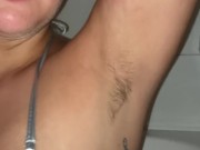 My roommate joined me in a bath and i cum on her big ass 3/16