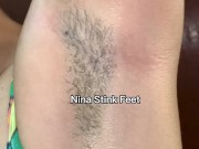 Really Sweaty Armpit Licking and Sniffing! Your Neighbor hot Boobs! Topless. 8/16