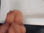 Teens Super tiny doll gets fucked and cum on twice and the 3rd had nothing left 12/16