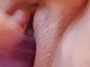 FIRST TIME Voluptuous MILF spreads pussy fucks glass dildo till Loud moaning Creamy Squirting orgasm 15/16