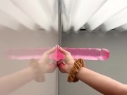 Hot Babe fucks all her Dildos 8/16