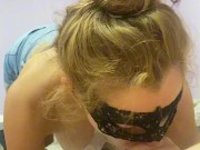 Latina Stepsister sucking dick at home wile parents are away 14/16