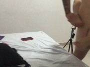 My boyfriend gives my pussy a delicious fuck before going to college. 8/16