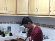 Delicious blowjob on my stepbrother's cock 15/16