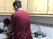 Delicious blowjob on my stepbrother's cock 8/16