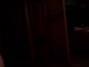 Sucks💋 her pot-bellied stepfather's little dick💦 14/16