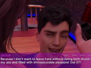 Hardcore Anal Sex With My Anal Virgin Girlfriend in nightclub - 3D Hentai Animated Porn - F.I.L.F. 4/16