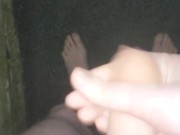 Walking and masturbating outside in 10°C 1/16