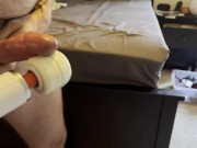 Quick magic wand and cum session 12/16